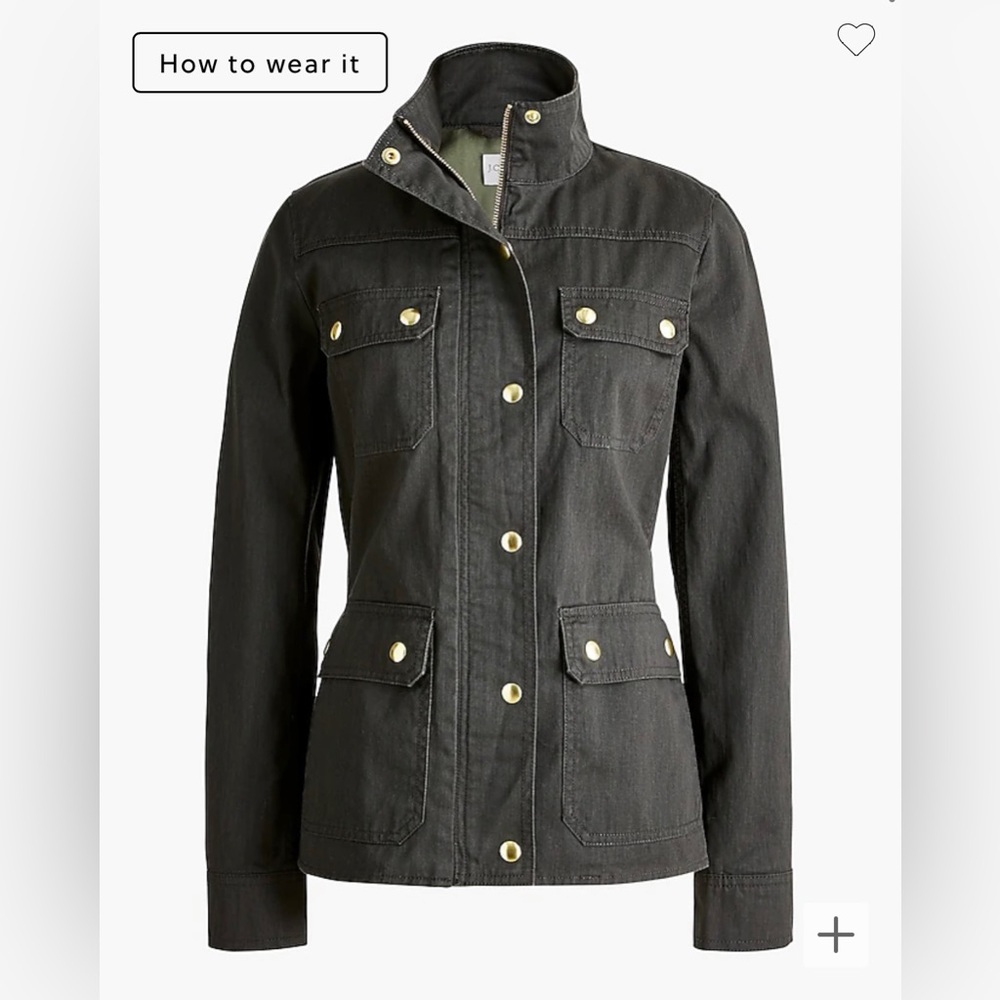 J.Crew Twill Barn Jacket - women’s